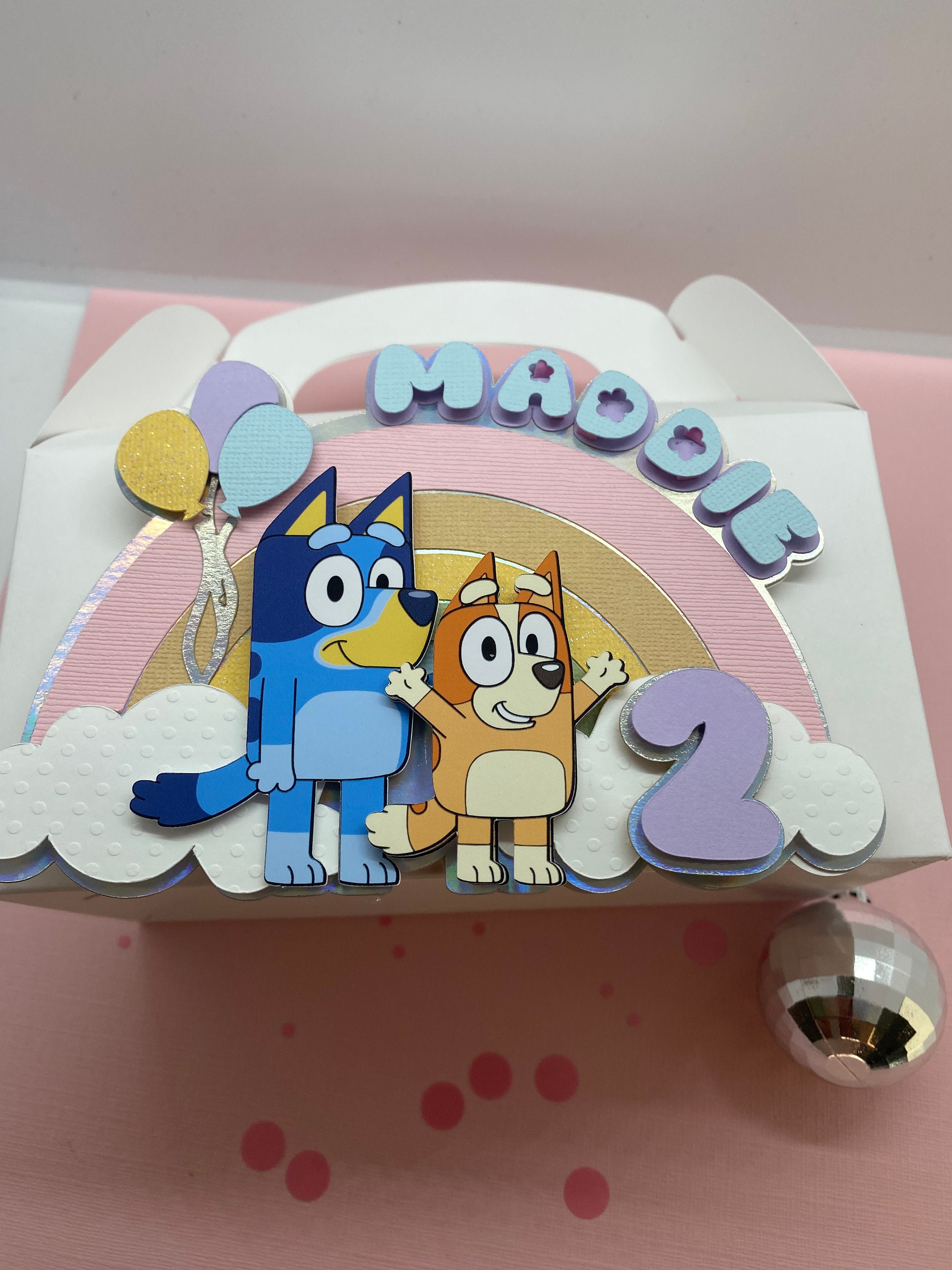 Vibrant Bluey Treat Boxes