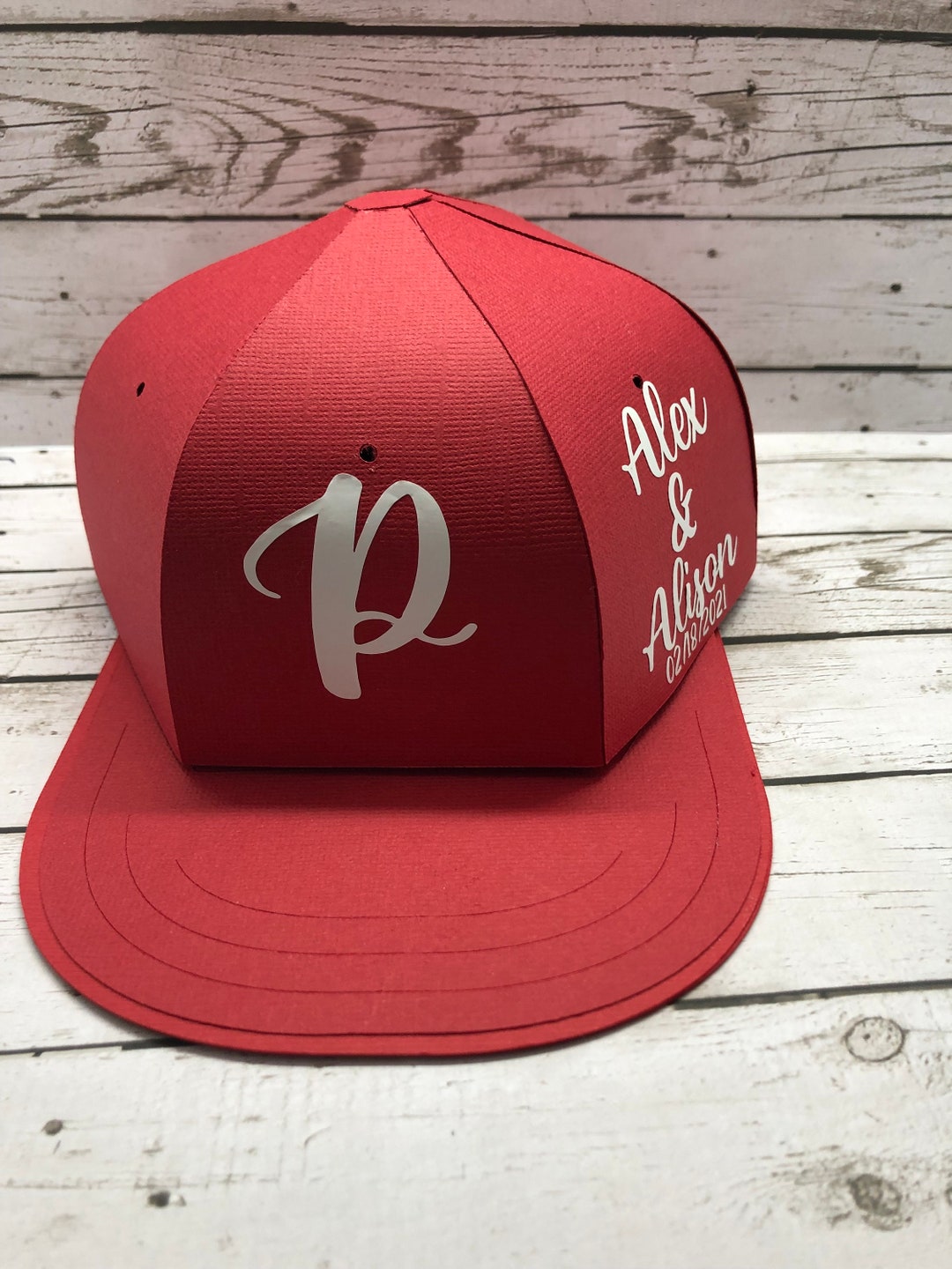 Baseball Cap Box Valentines Favor Box Paper Box Fathers Day Gift