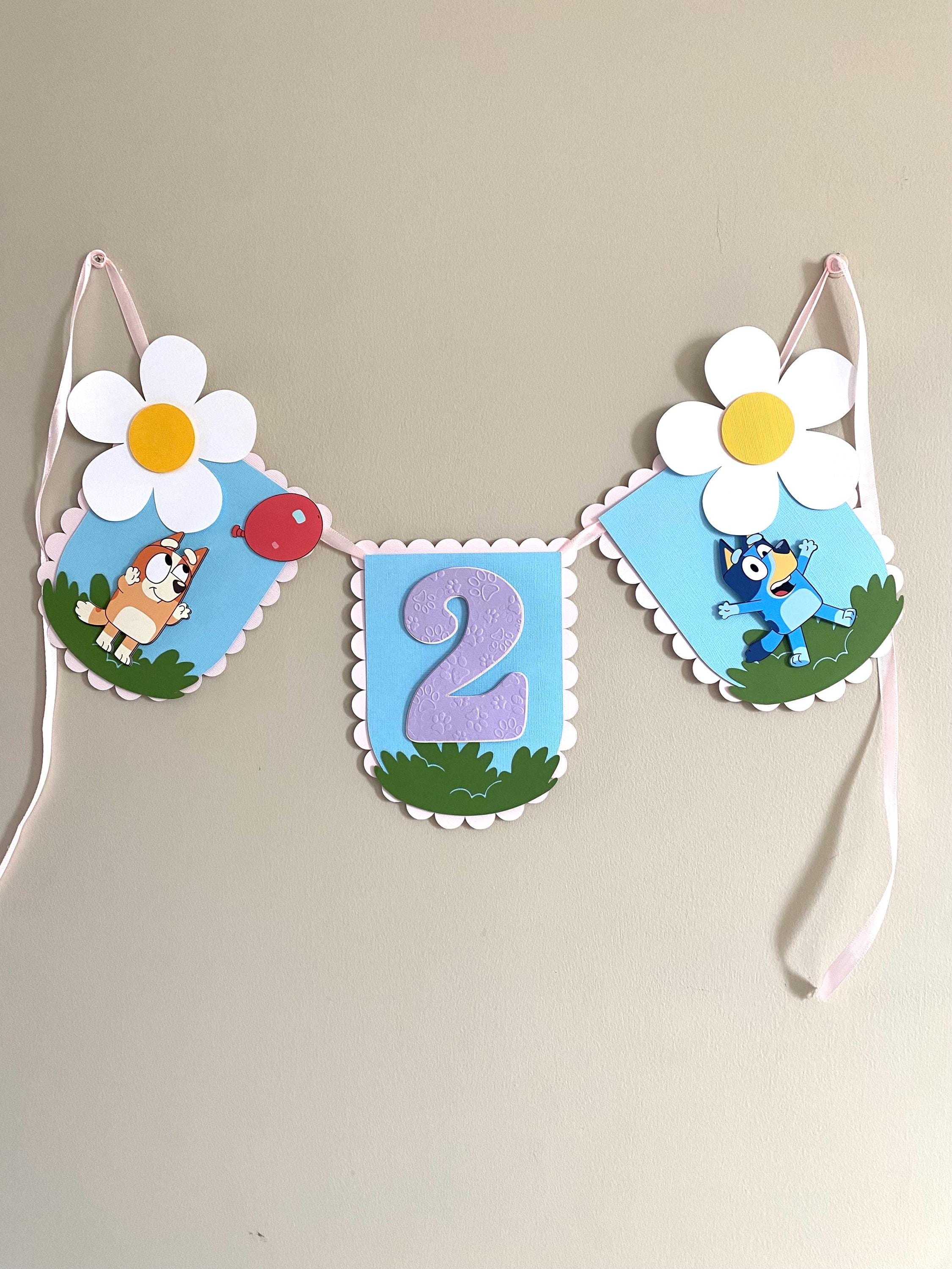 Bluey Party Birthday Banner