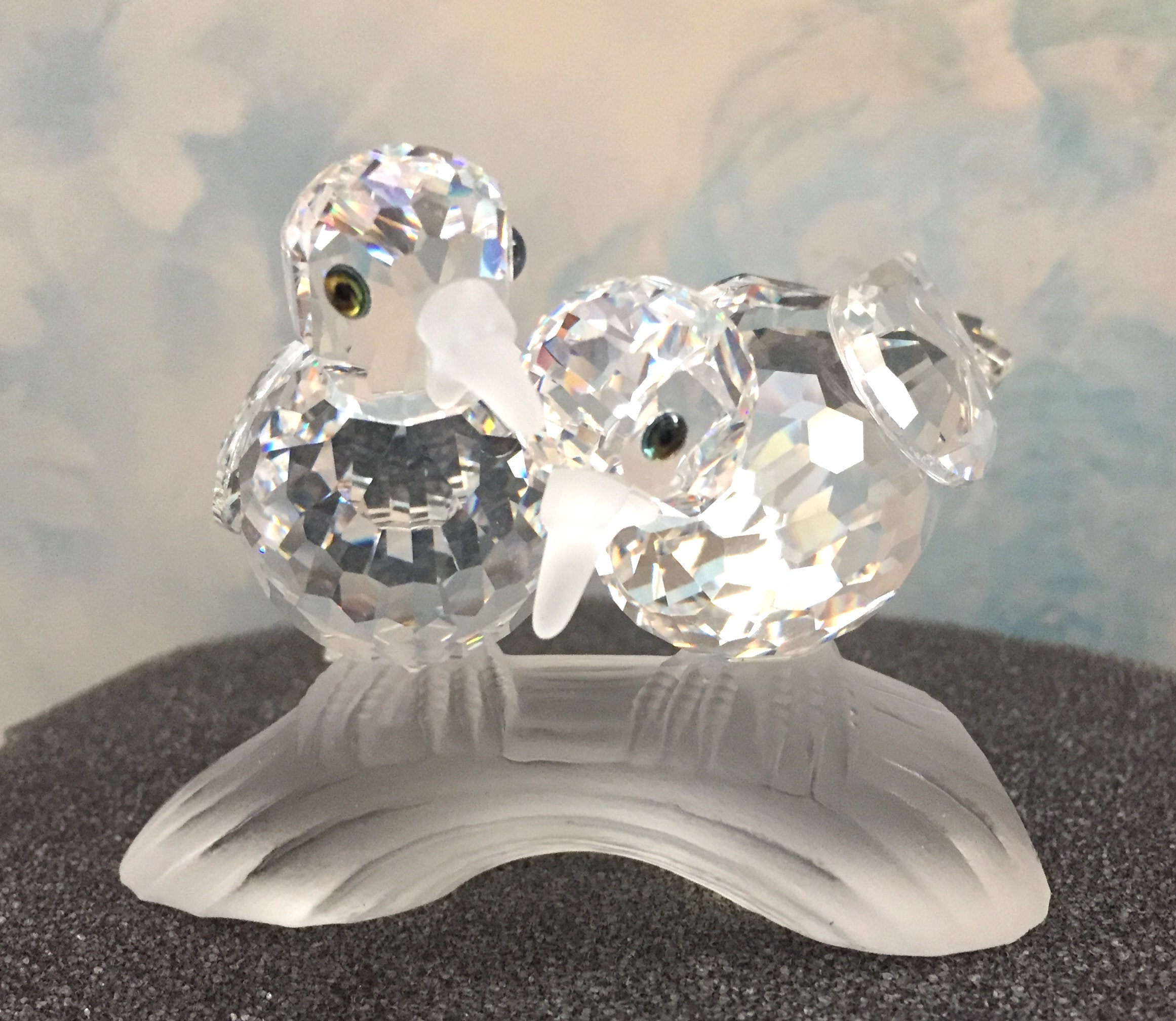 Swarovski Lovebirds - Etsy
