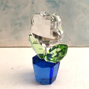 Swarovski Crystal Figurine Flowers in Pot - Etsy