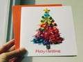 Handmade Christmas Tree Quilling Card: Holiday Greeting product logo