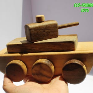 Wooden Tank Toy / Kids Toys /  Montessori Toys / Handmade Toys / Birthday Gift For Kids / Christmas Gift For Childrens / Wooden Toys / Gifts