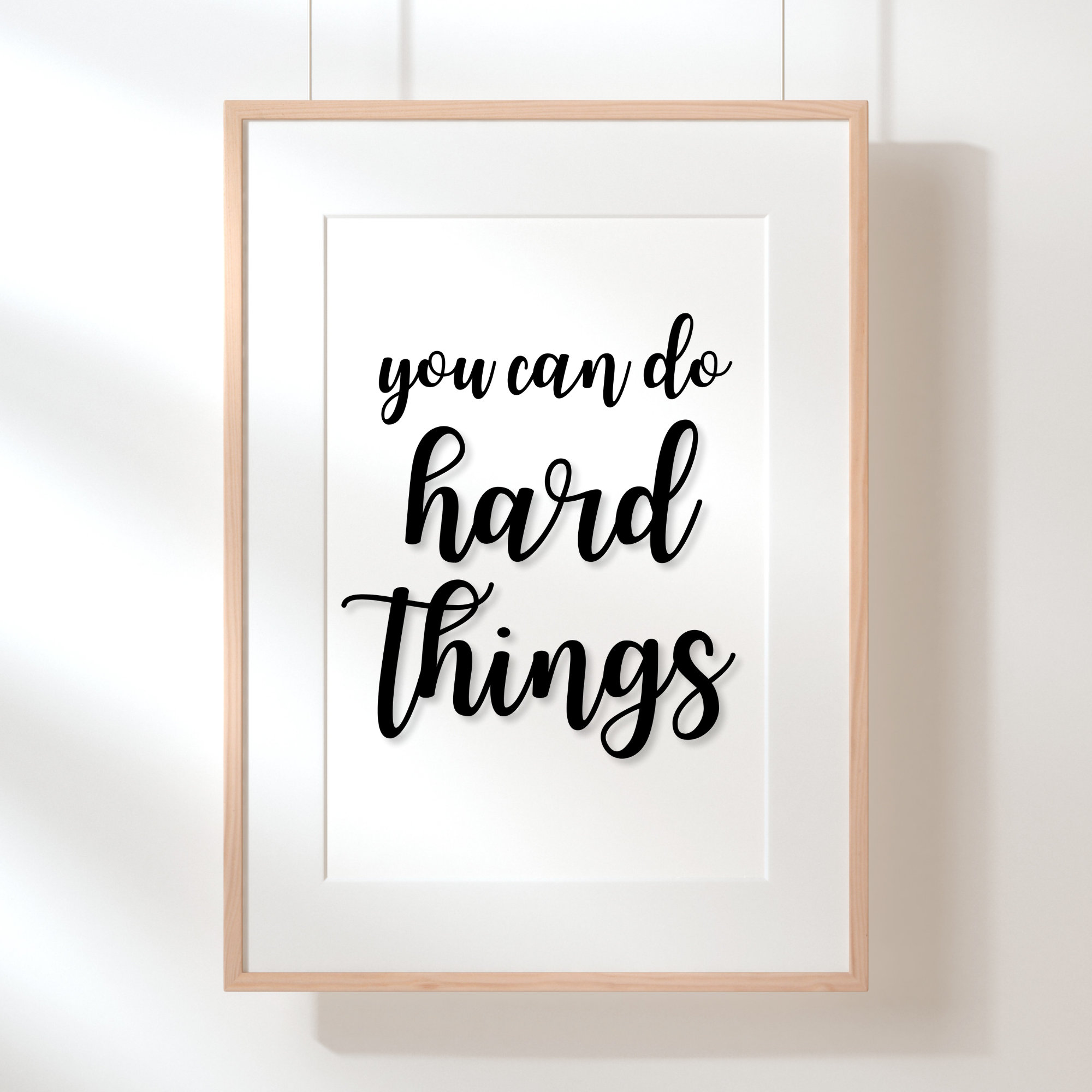You Can Do Hard Things Digital Download Printable Poster Etsy UK