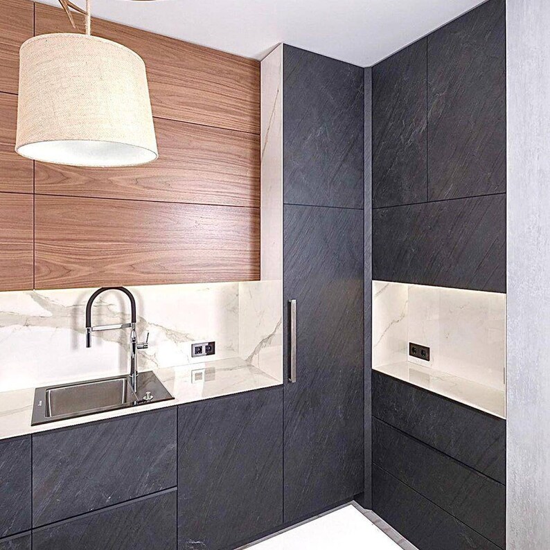 Real Stone Wall Decor Tile Wall Panels Modern Wall Decor Etsy