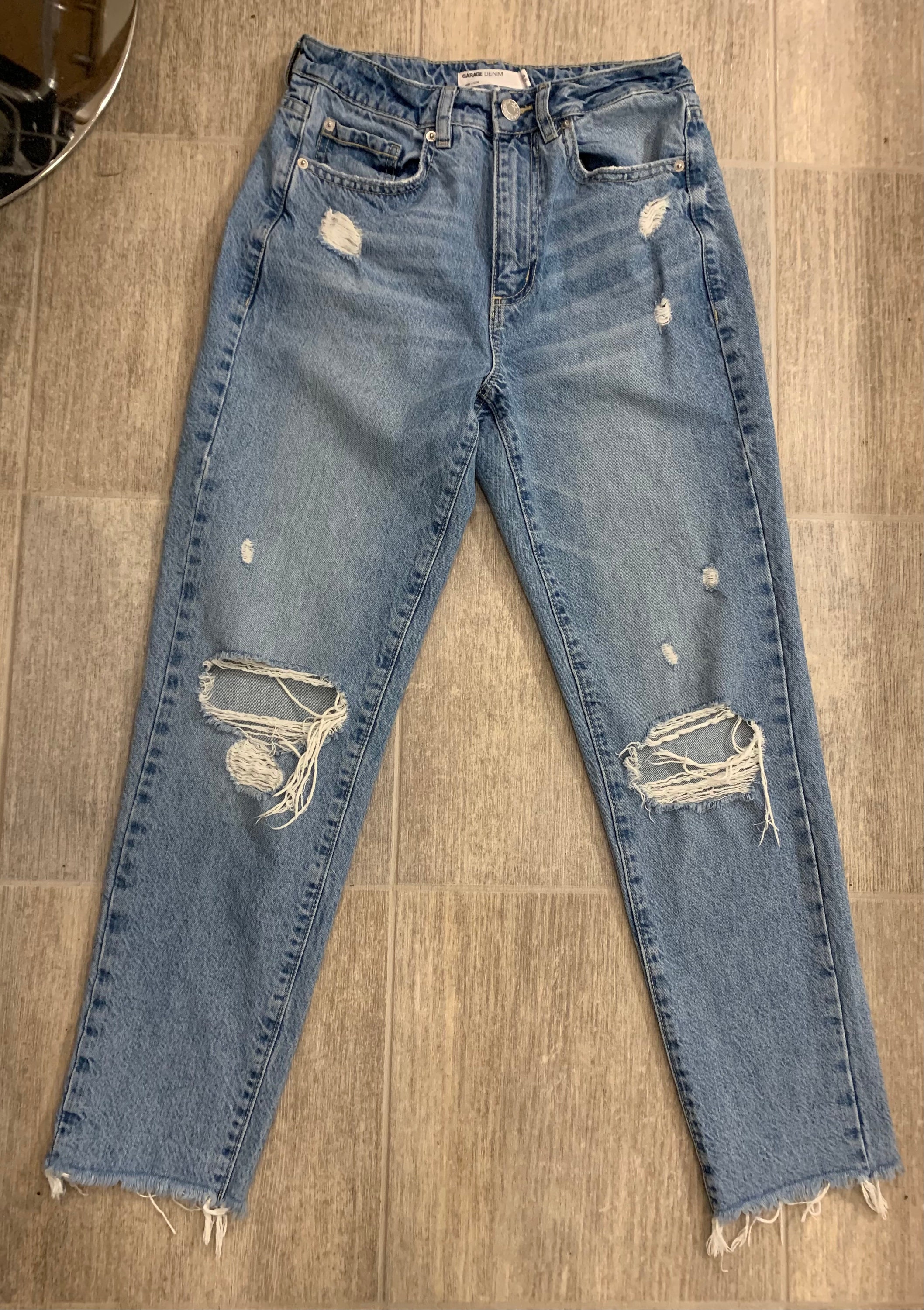 Garage Brand Worn Out Mom Jeans. Sz.03 