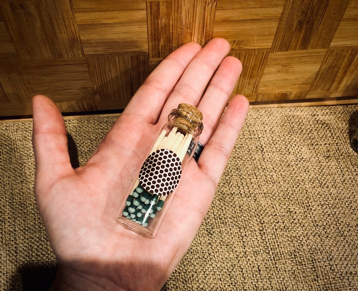 Matchstick Holder with Striker Etsy