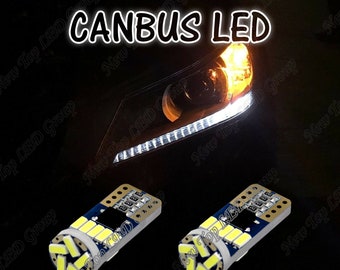 CANBUS Error Free White T10 Wedge LED Lights For Headlight Strip Bulbs / Daytime Running Light Bulbs Compatible for 2013 - 2015 Honda Accord