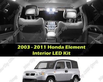 Super Bright White Interior LED Lights Kit Package Compatible for 2003 - 2011 Honda Element