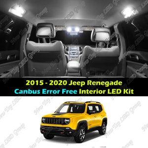 idain 31PCS/ Set Interior Trim Kit Car Interior Accessories Decoration Trim  Kit for Jeep Renegade 2015-2018 (Yellow)