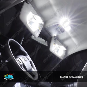 9pcs Super Bright White Interior LED Lights Kit Package Compatible for 2006 2010 Hummer H3 image 2