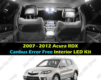 CANBUS Error Free White Interior LED Lights Kit Package Compatible for 2007 - 2012 Acura RDX