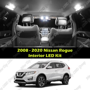 8pcs Super Bright White Interior LED Lights Kit Package Compatible for 2008 - 2020 Nissan Rogue