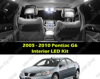 Super Bright White Interior LED Lights Kit Package Compatible for 2005 - 2010 Pontiac G6