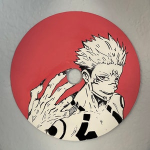 Custom Minimalist Anime Cd Painting 1 Etsy