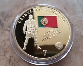 Cristiano Ronaldo Medal - Coin - Souvenir - CR7 - Best Player - Football Gift