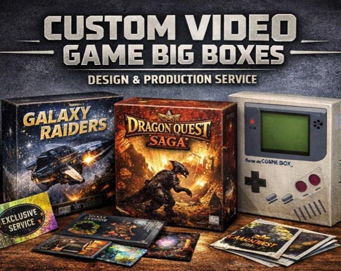 Custom Video Game Big Box – Design Included | Fan-made / Bootleg ...