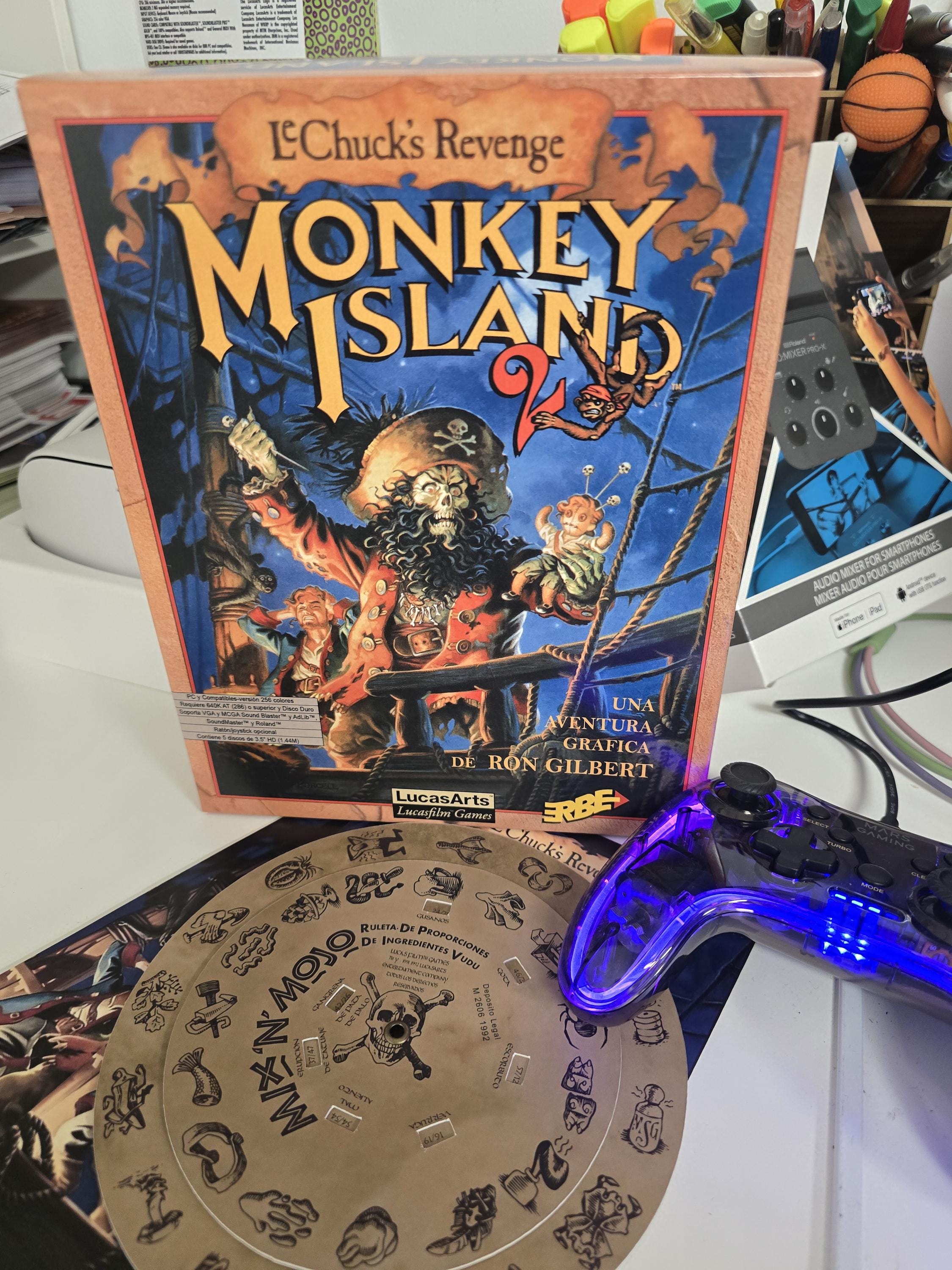 Monkey Island 2 : Le Chuck's Revenge - Roue De La Potion Voodoo - Big Box PC - FR