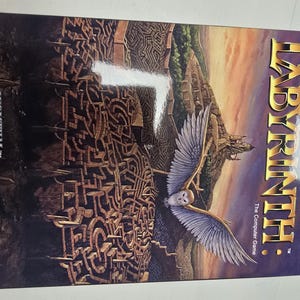 Reprodukcja pudełka do gry Labyrinth (Lucasfilm Games) – pozycja obowiązkowa dla kolekcjonerów