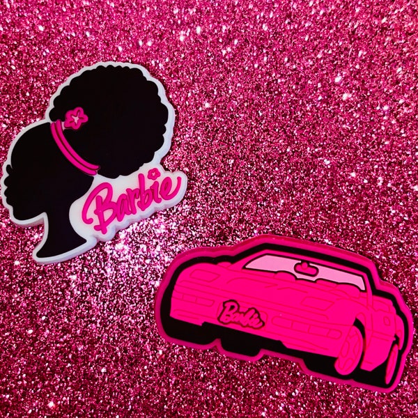 NEW Afro Puff Barbie | Croc Charms Set | PVC