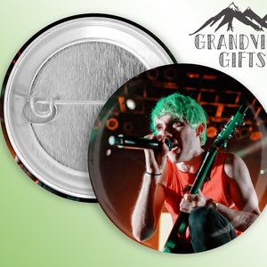 Awsten Knight!!  1.5&quot; pinback button, Waterparks in concert
