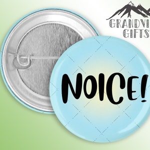 Noice! handmade 1.5&quot; pinback button, Jake Peralta, Brooklyn 99