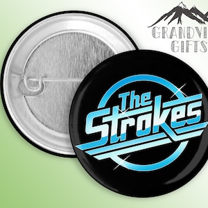 The Strokes 1.5" pinback button