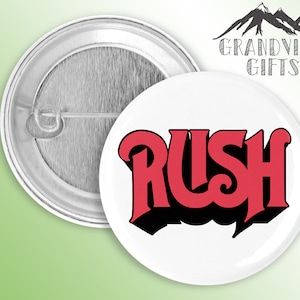 Rush 1.5&quot; pinback button