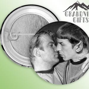 The Pending Kiss; Captain Kirk and Spock; Star Trek