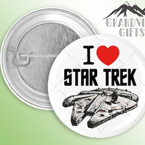 I love Star Trek Button; IYKYK; Spoof