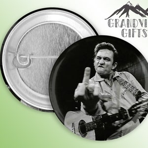 Johnny Cash Vibes!  1.5&quot; pinback button