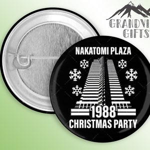 Diehard handmade 1.5&quot; pinback button, Nakatomi Plaza