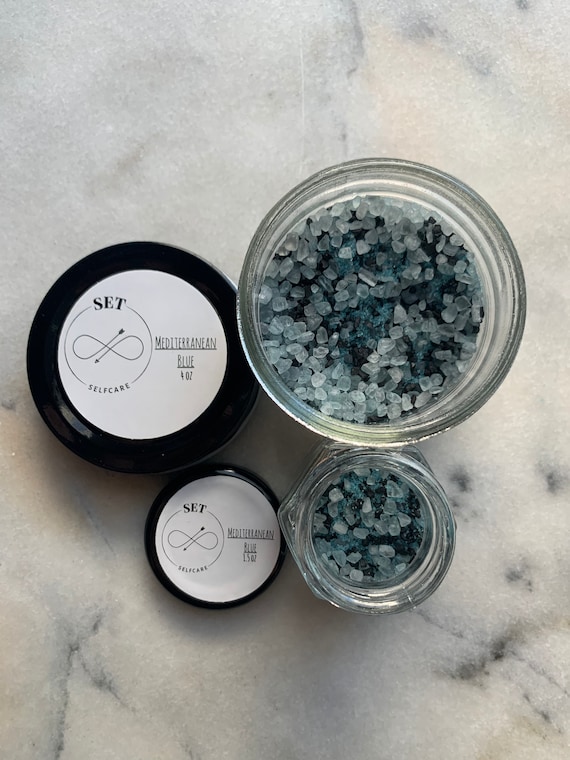 Mediterranean Blue Bath Salts Etsy
