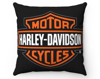 harley davidson accent pillows