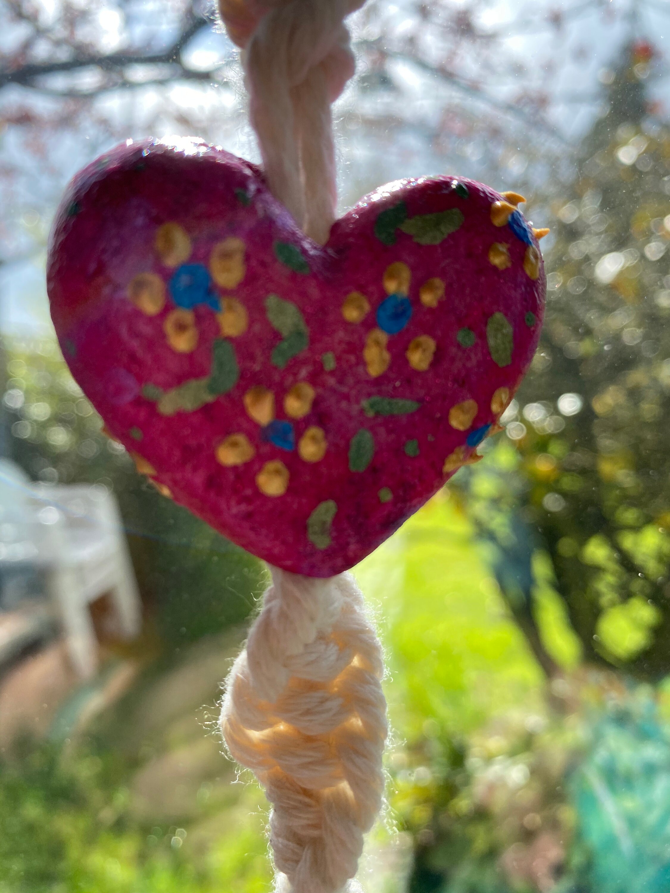 Light catchers handmade recycled colourful art Etsy