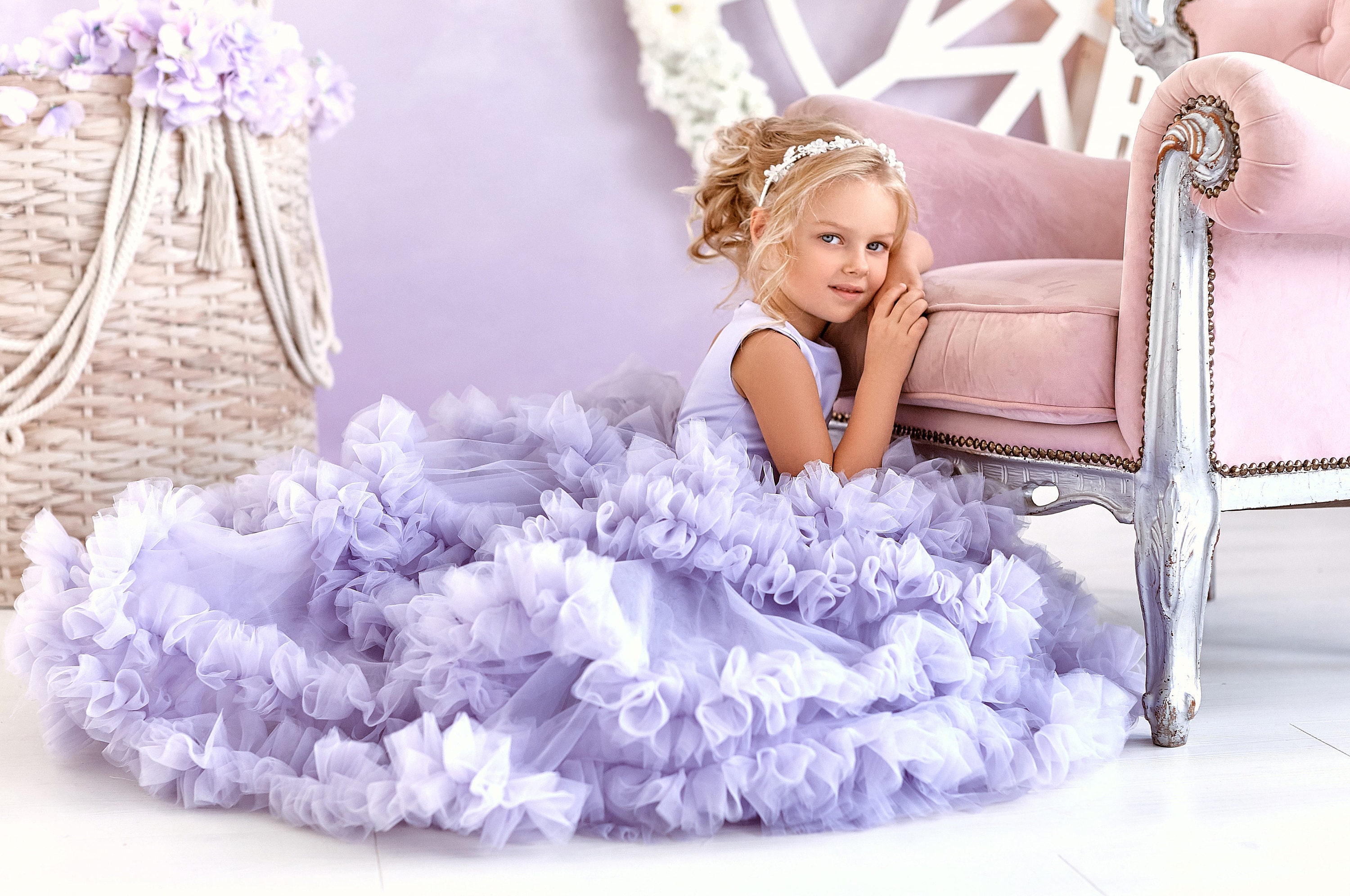 Flower Girl Dress Train Flower Girl Dress Toddler Flower Etsy Canada