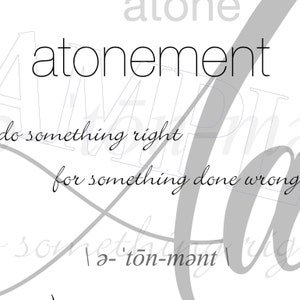 Atonement Wall Art