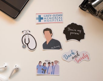 Naklejki inspirowane Greys Anatomy