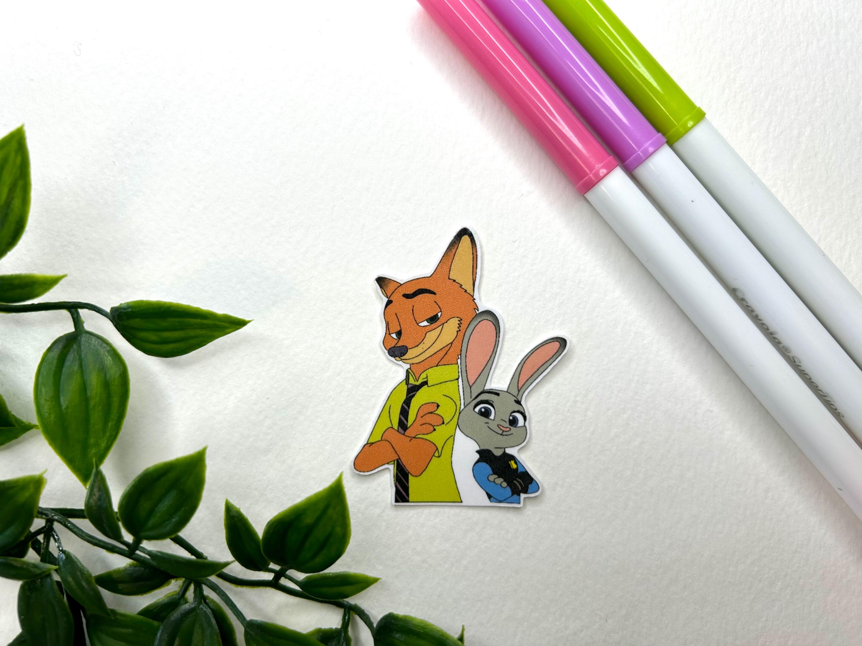 Zootopia Inspired Sticker - Etsy