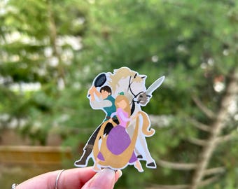 Tangled Inspired Sticker