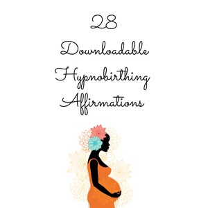 Hypnobirthing Affirmations Cards