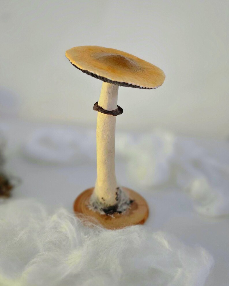 Prezent dla miłośnika grzybów psilocybinowych Figurka z magicznymi grzybami przebudzenia Złote nauczycielki Wiszące ozdoby z magicznymi grzybami Figurka z grzybami psylocybinowymi zdjęcie 15
