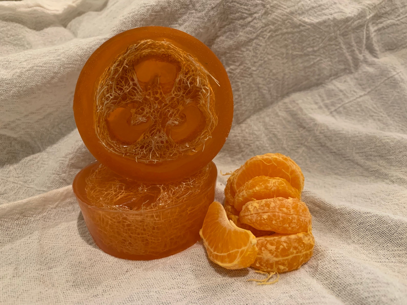 Loofa Soap Exfoliating Soap Bar Vegan Soap Gift Etsy