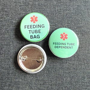 Feeding Tube Dependent Medical Alert Button, Feeding Tube Bag, Disability Chronic Illness, Tube Fed, J-Tube, G-Tube, GJ-Tube, NJ NG Tube