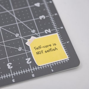 Self Care Sticker, Self Care is NOT Selfish Sticker, Mental Health Sticker, Chronic Illness Sticker, Mental Health Awareness, Hospital Gift