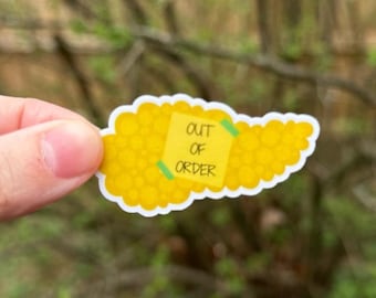 Pancreas Out of Order Sticker, Funny Chronic Illness Sticker, T1D Sticker, Type One Diabetes, Diabetes Awareness, Spoonie Gift