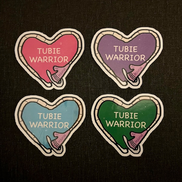 Feeding Tube Sticker, J-Tube Sticker, Gastroparesis Sticker, MALS Sticker, SMAS Sticker, EoE Sticker, Ehlers Danlos Syndrome, Tubie Sticker