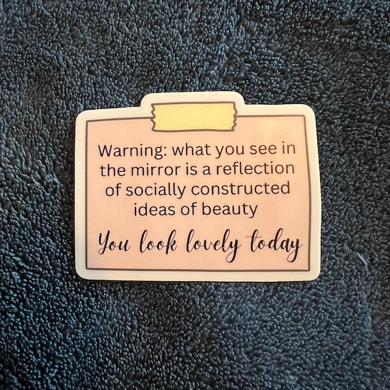 Eating Disorder Recovery Sticker, Anorexia Recovery Sticker, Bulimia Recovery Sticker, OSFED Recovery, ARFID Recovery, Positive Affirmation
