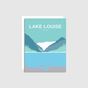 Lake Louise Greeting Card - Thank You Card - Simple Greeting Card - Nature Cards - Banff Cards - Punny Cards - Made in Banff