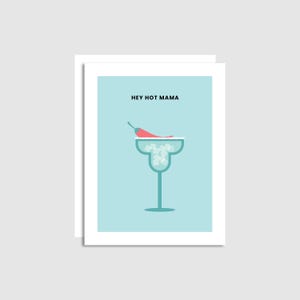 Hey Hot Mama - carte de fête des mères - carte pour maman - Merci maman - carte d'anniversaire pour maman - fabriquée à Banff